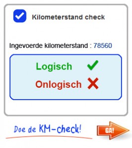 kilometerstand check